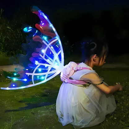 alitas de mariposa con luz y sonido